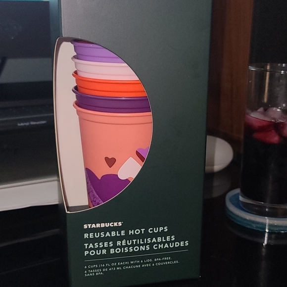 Starbucks Other - Valentine day reusable hot cups